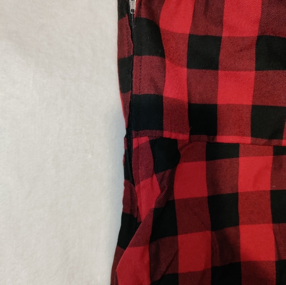 Hot Topic buffalo plaid jumper dress - Picture 4 of 6